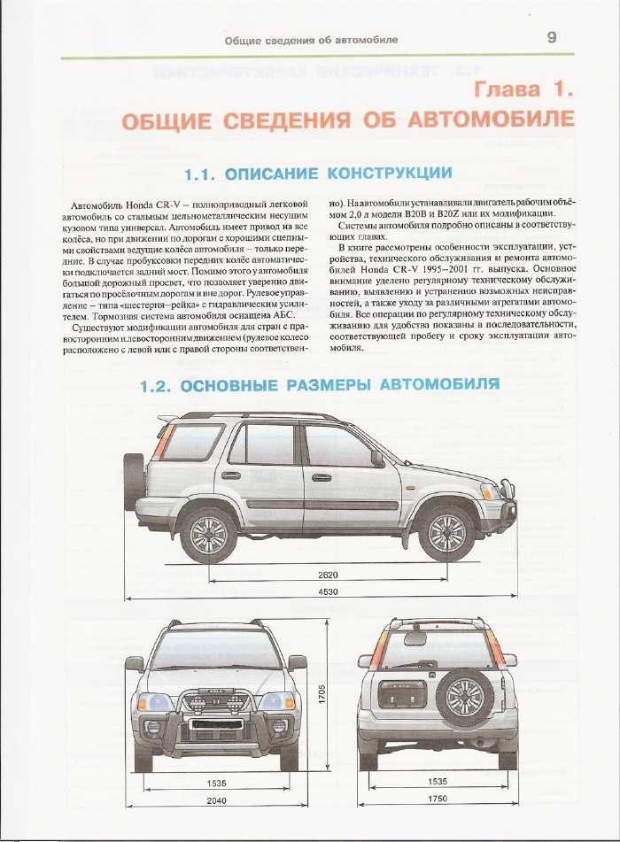Honda cr-v (1995: 2001 год выпуска). руководство по ремонту. >> скачать по ссылке (торрент, облако)