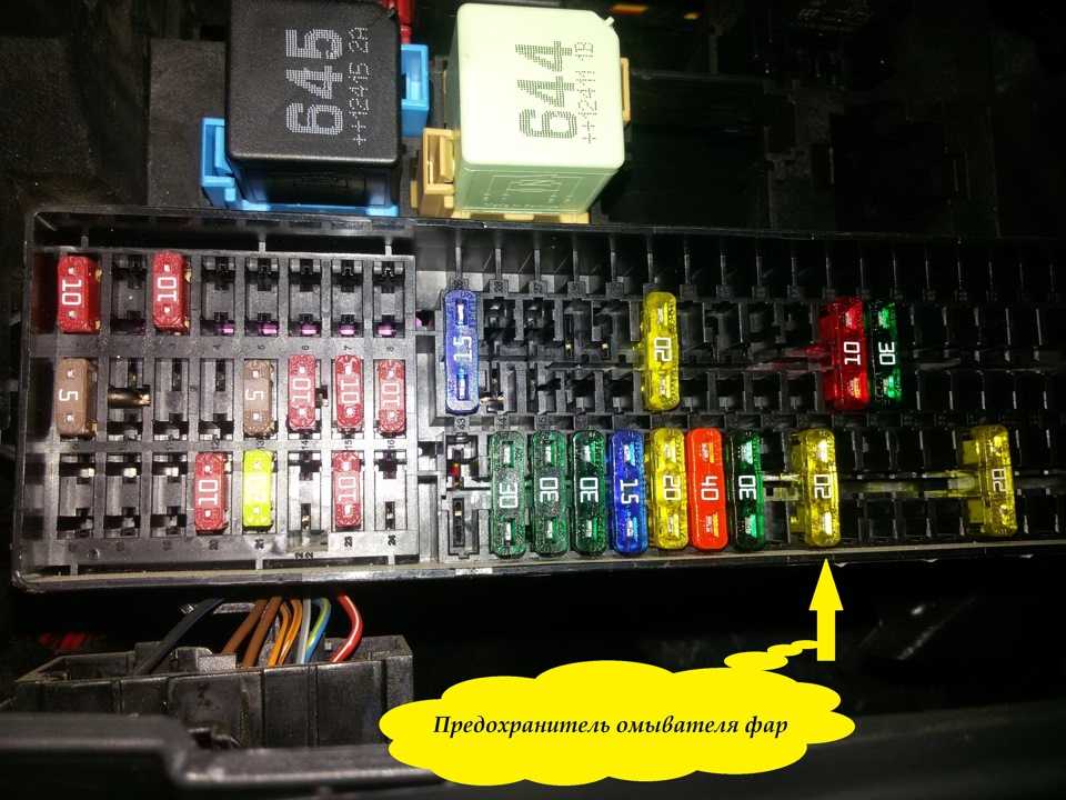 Предохранители хонда хр-в (gh), 1998 - 2005