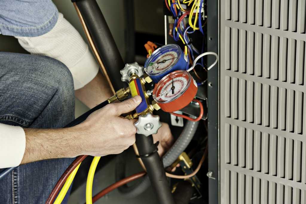 Проверка исправности функционирования и обслуживание систем отопления и кондиционирования воздуха