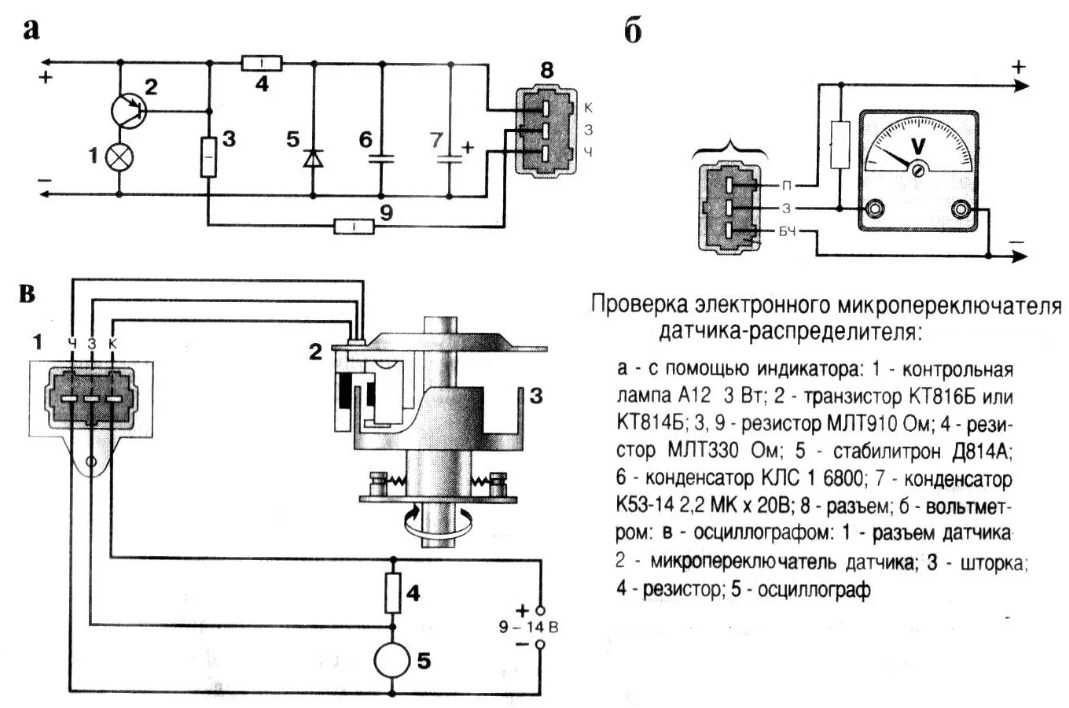 Схема катушки зажигания ваз 2107