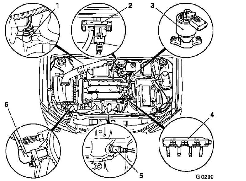 Схема двигателя опель вектра б