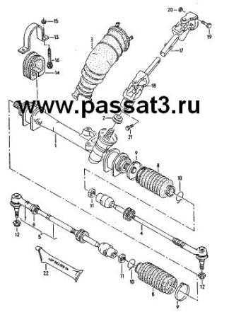 Рулевая рейка фольксваген пассат б3: ремонт или замена
