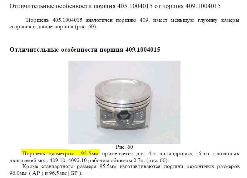 Какую поршневую лучше поставить на газель 405 евро 3