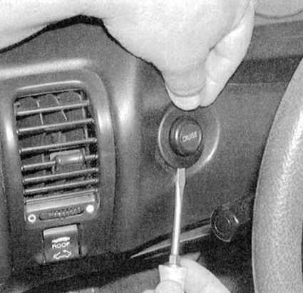 Проверка исправности функционирования и замена выключателя зажигания и замка блокировки рулевой колонки хонда цивик / акура интегра с 1994 г.в.