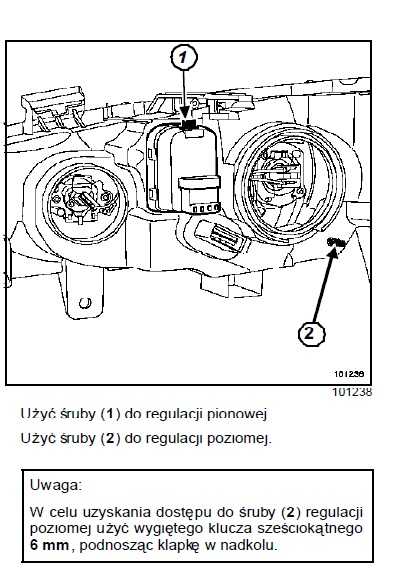 Регулировка фар рено меган 2 схема