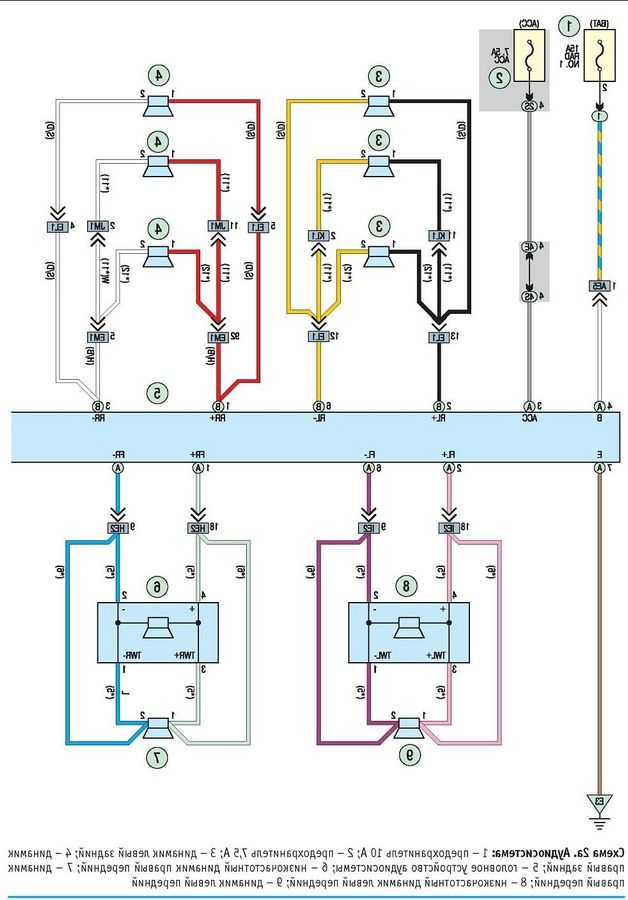 Тойота королла схема электрическая принципиальная схема