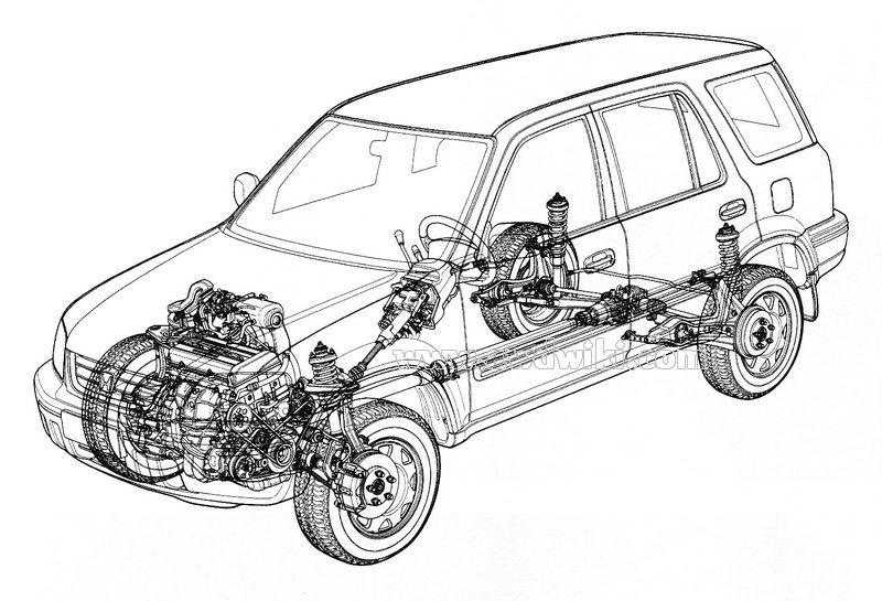 Honda cr-v / honda odyssey 1995-2000 г. руководство по ремонту и эксплуатации