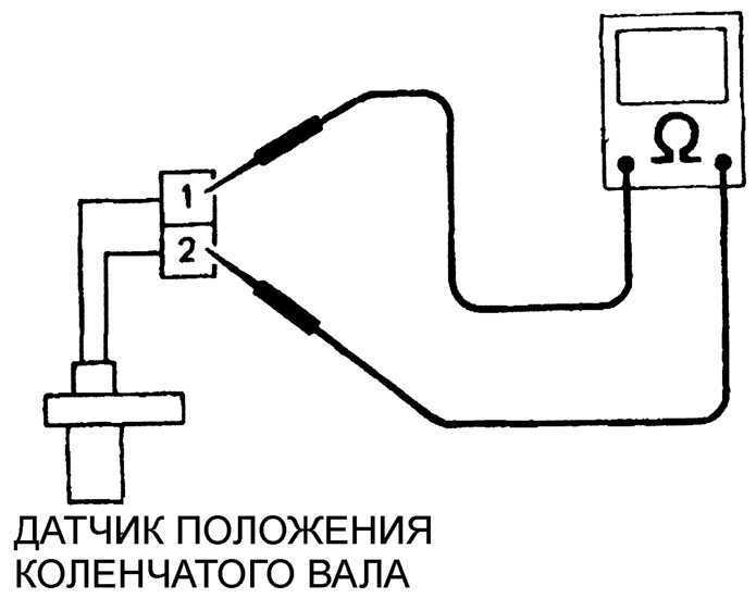 Датчик положения коленвала для chery fora (чери фора)