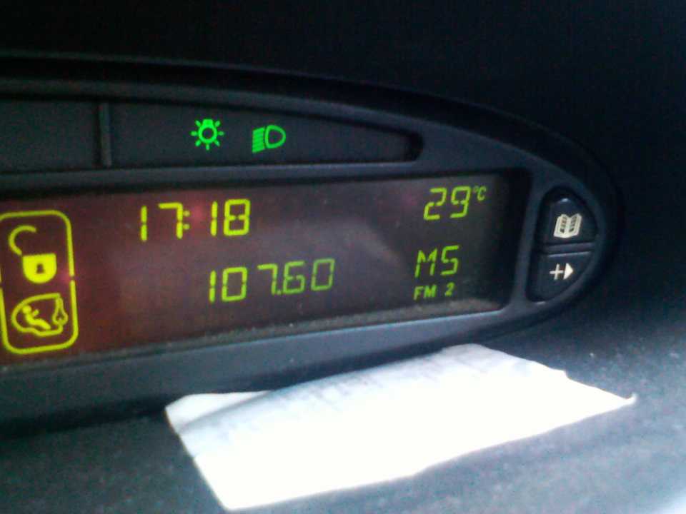 Citroen xsara picasso предохранители