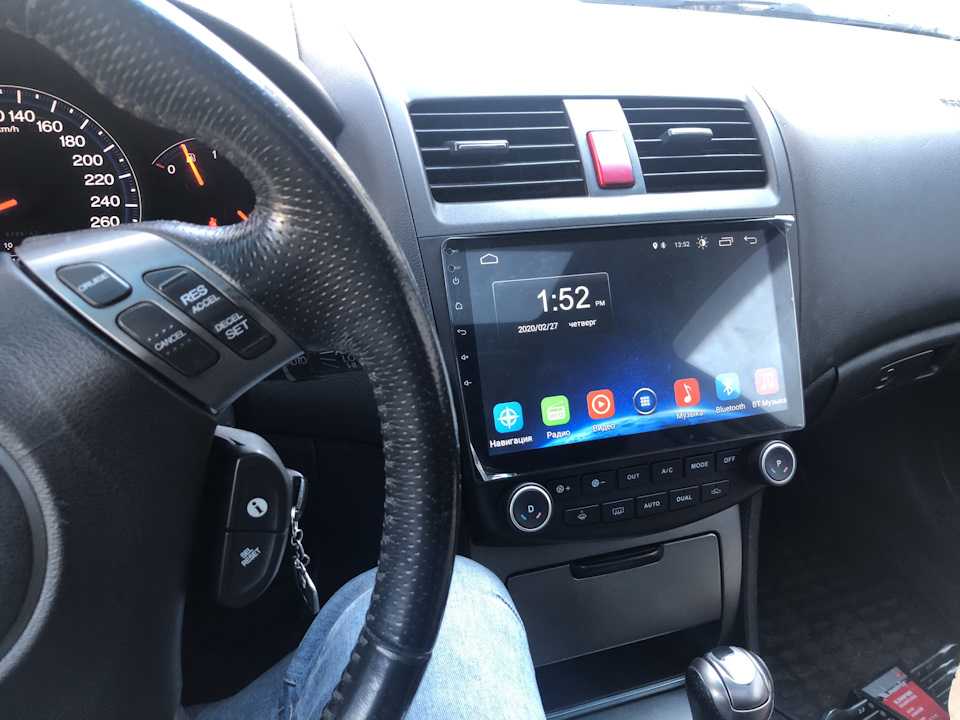 Как на штатной магнитоле accord 7 сделать аукс и usb
