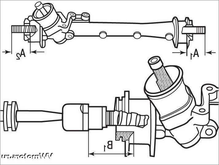 Рулевая рейка пассат б6 схема