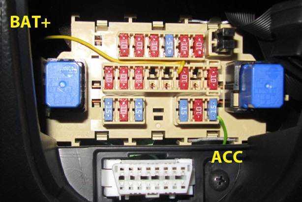 Предохранители ниссан кашкай 2008 схема