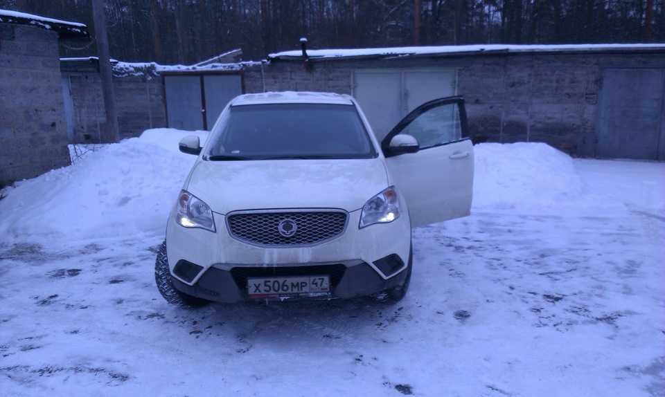 Как поменять габаритную лампочку на ssangyong new actyon