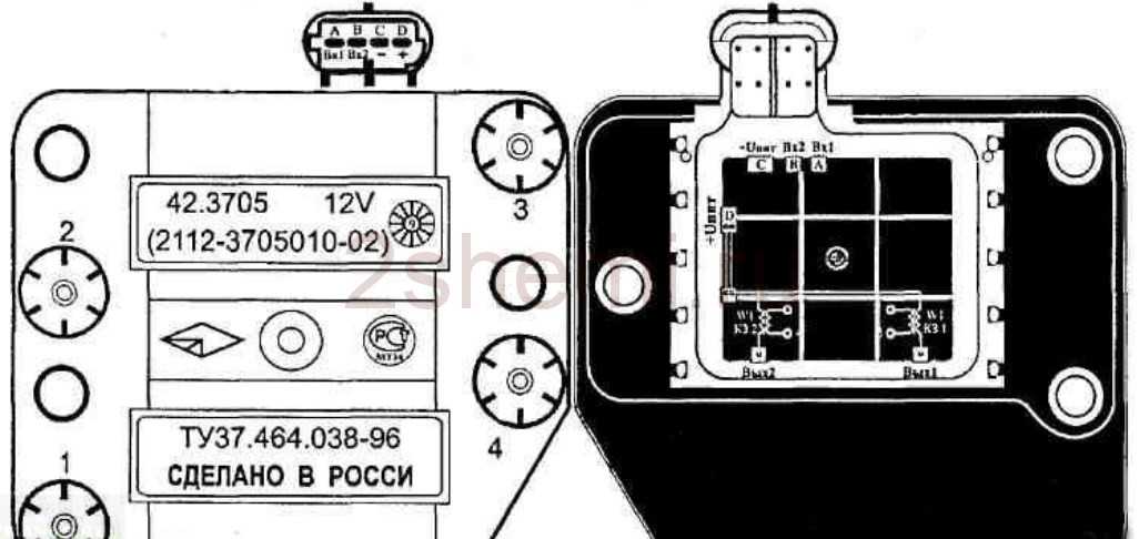 Модуль зажигания ваз 2111 схема
