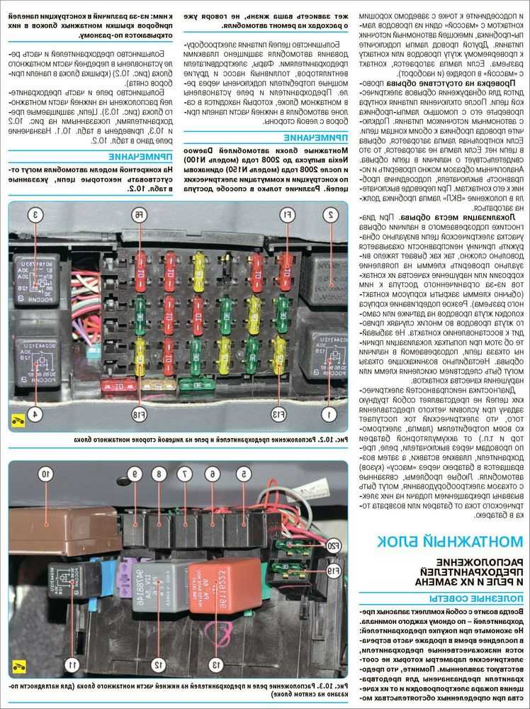 Схема реле дэу нексия 16 клапанов