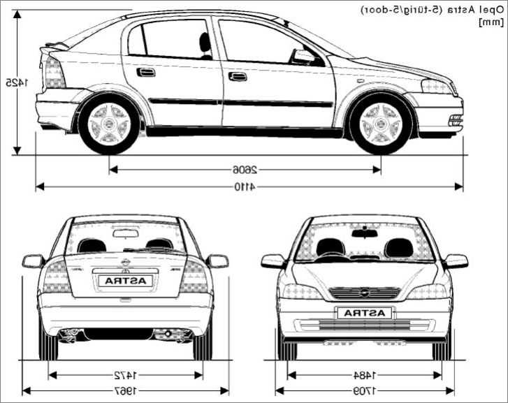 Лачетти универсал схема. Opel Astra Габаритные Размеры. W211 схема габариты Размеры.
