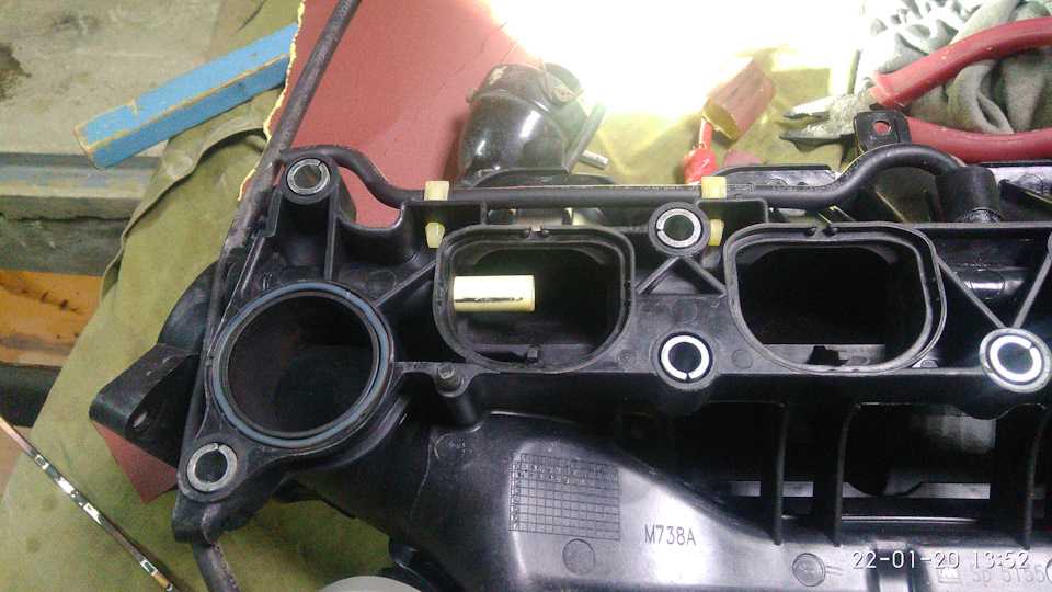 Впускной коллектор и вихревые заслонки ford duratec 1.8, 2.0, 2.3, 2.5