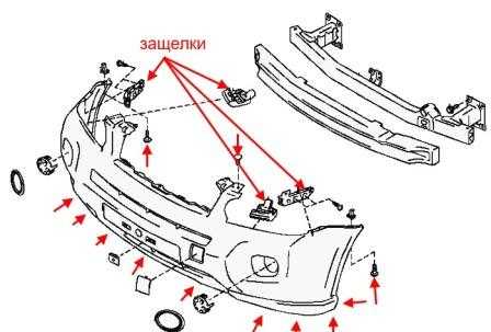 Как снять передний бампер на nissan x-trail t30, t31, t32 | fantrail.ru - клуб автовладельцев nissan x-trail