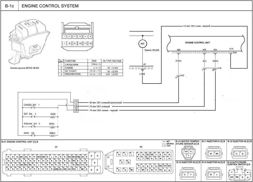 Схема круиз контроль своими руками