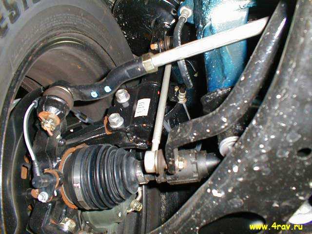 Стук в передней подвеске toyota rav4